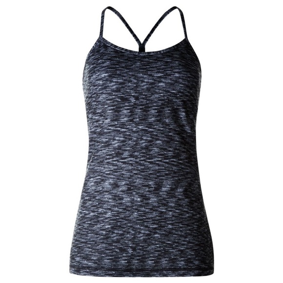 Lululemon Women’s Power Y Tank Top *Luon Dramatic Static White Black size 4 - Picture 3 of 12